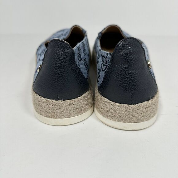 Giani Bernini Shoes Women's 10 Blue Archerr Memory Foam Monogram Espadrille - Picture 4 of 11